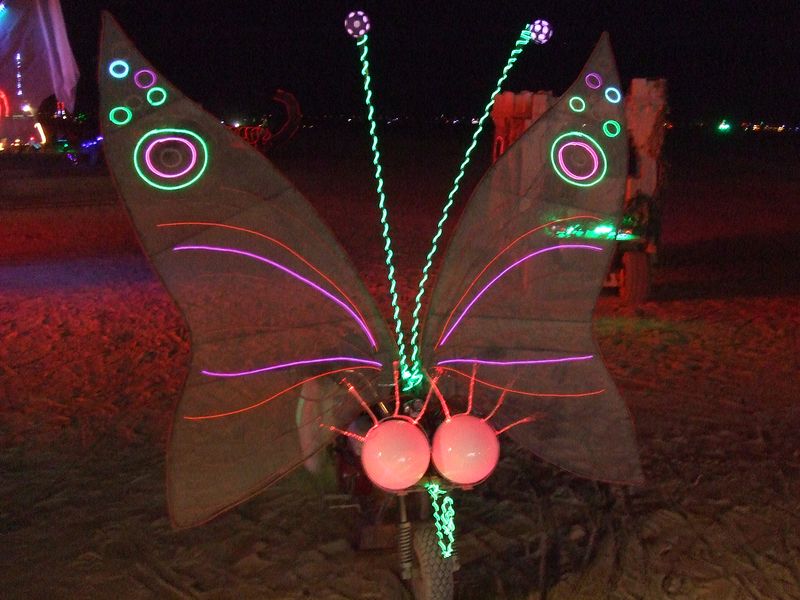 Beautiful Butterfly Art Car